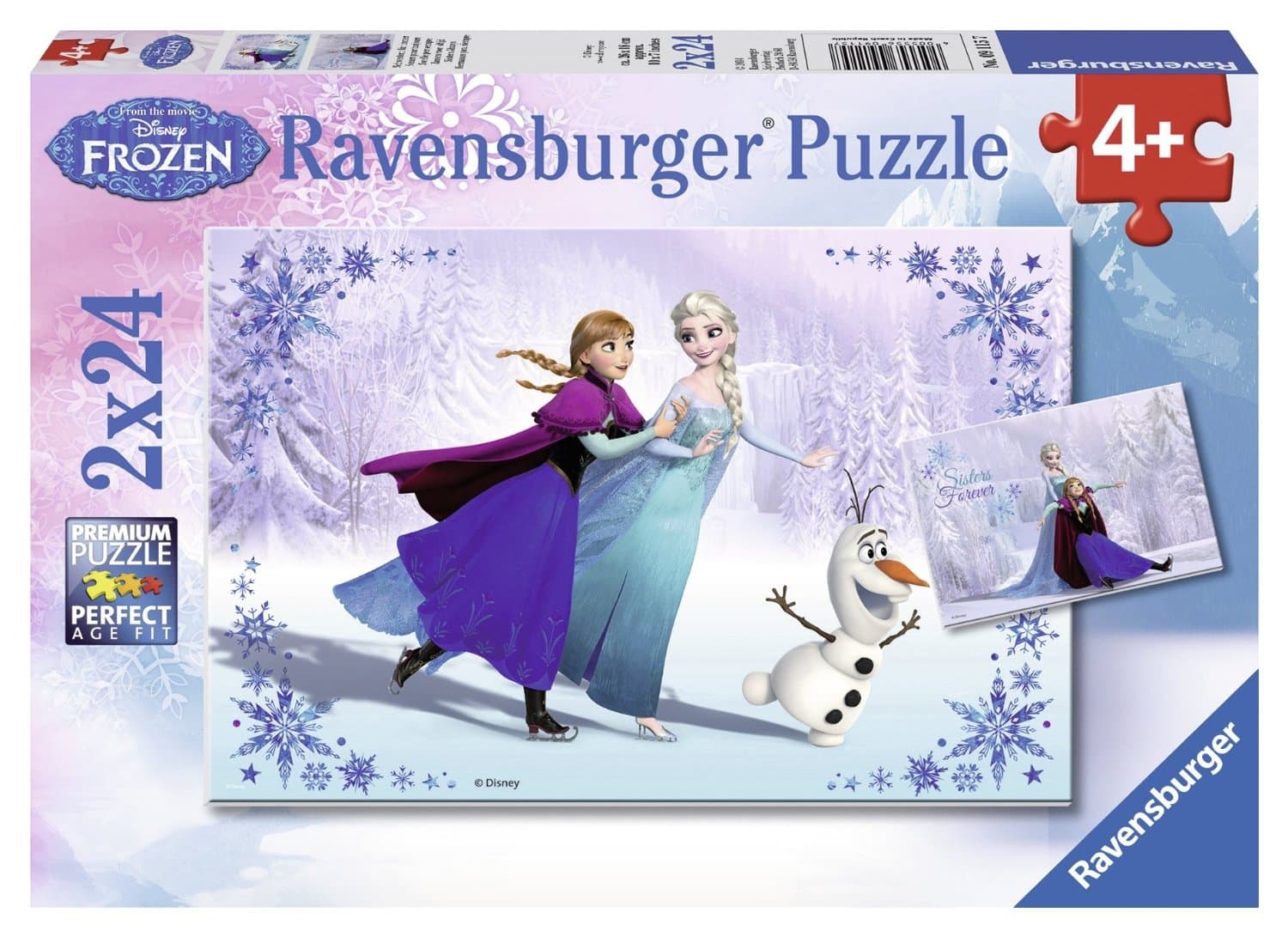Пъзел Ravensburger 2x24 ел. - Замръзналото кралство