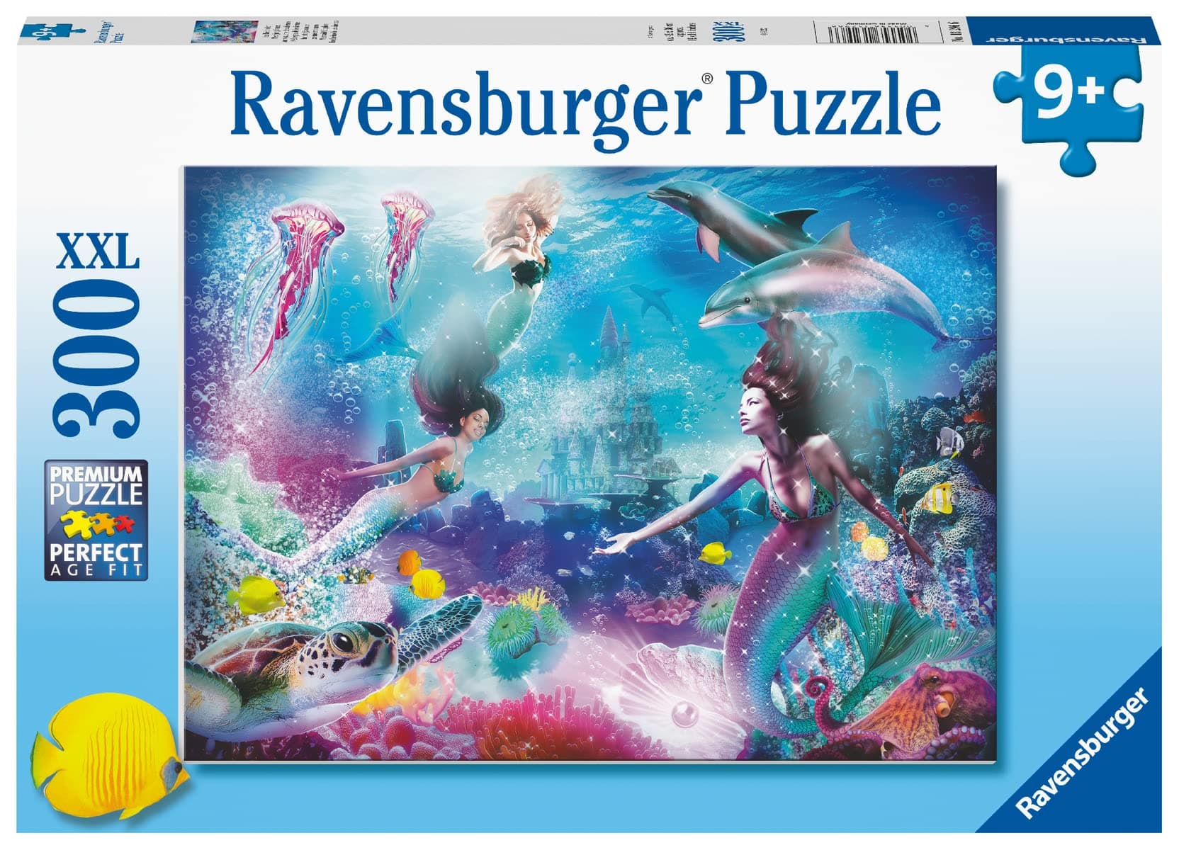 Пъзел Ravensburger 300 ел. XXL - В царството на русалките