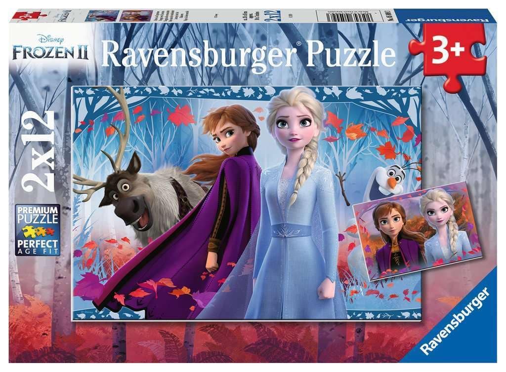 Пъзел Ravensburger 2x12 ел. - Замръзналото кралство 2