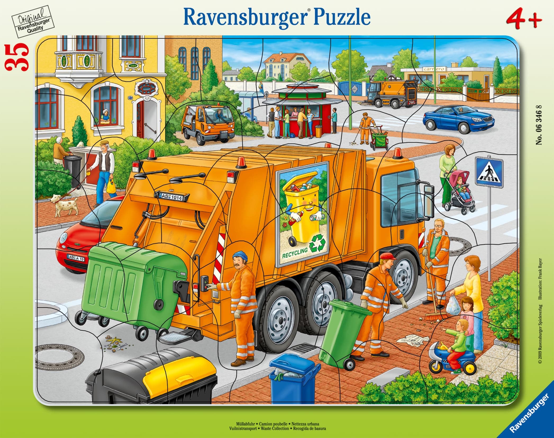 Пъзел Ravensburger 35 ел. - Камион за боклук