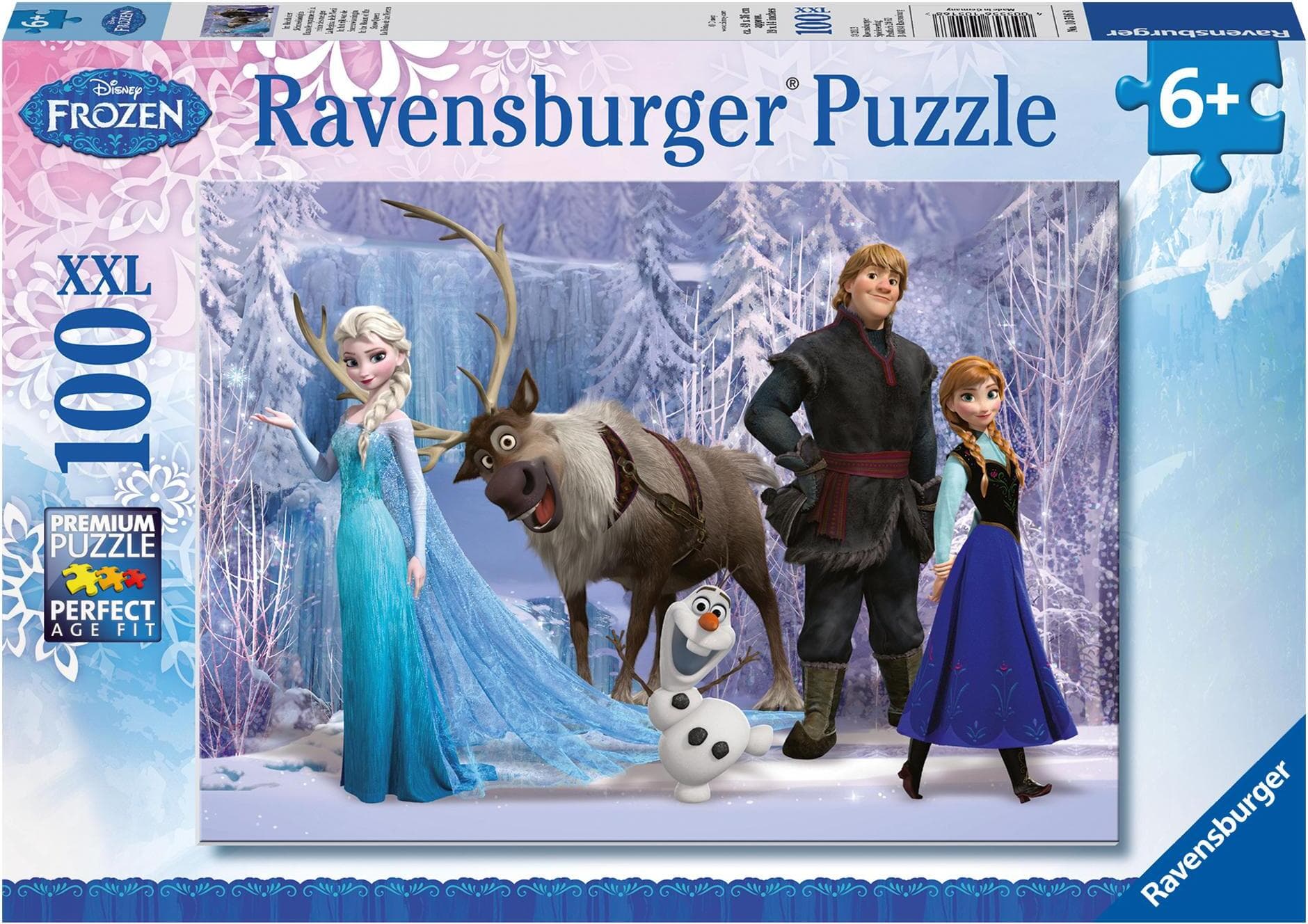 Пъзел Ravensburger 100 ел. XXL - Замръзналото кралство на Снежната кралица