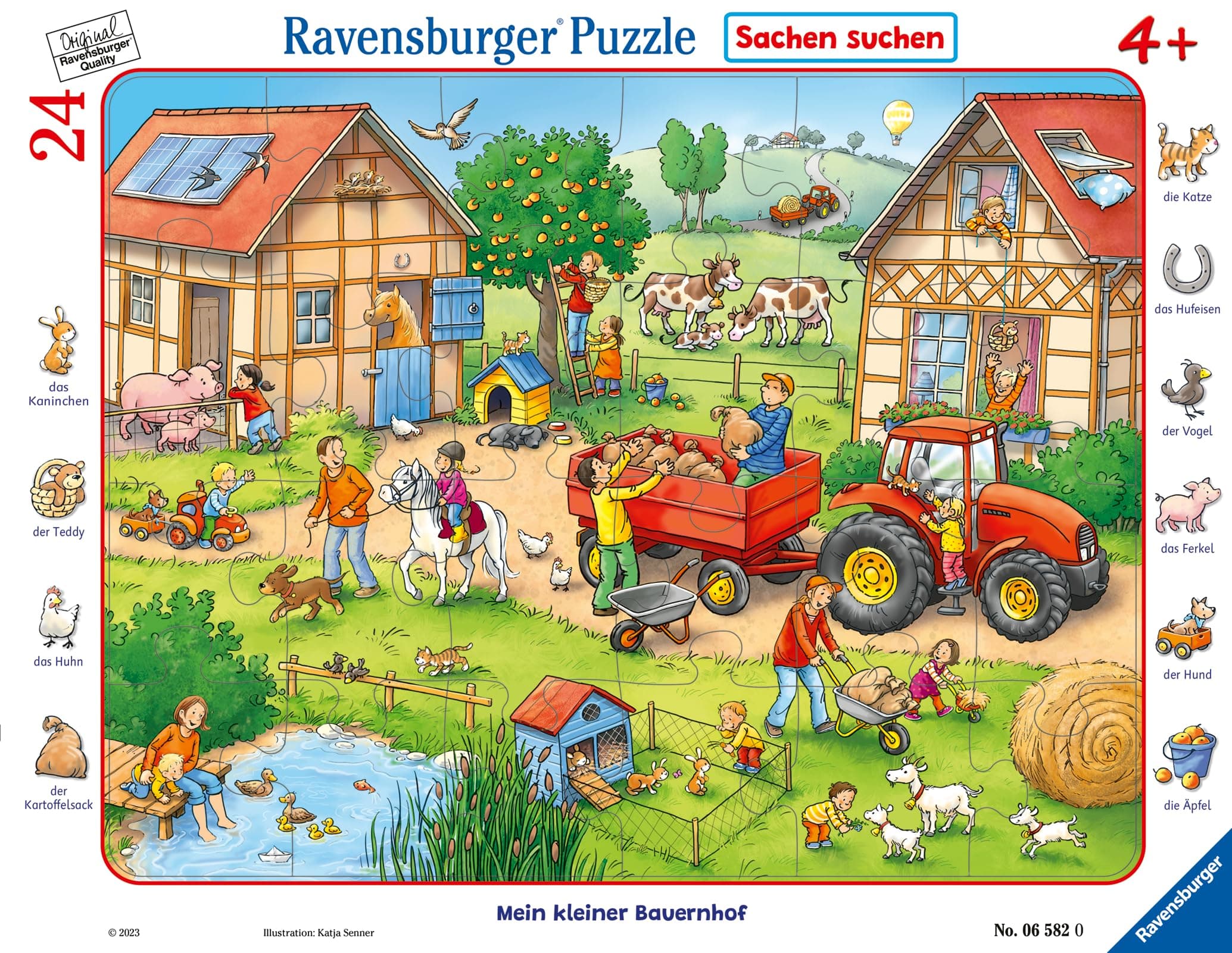 Пъзел Ravensburger 24 ел. - Моята малка ферма