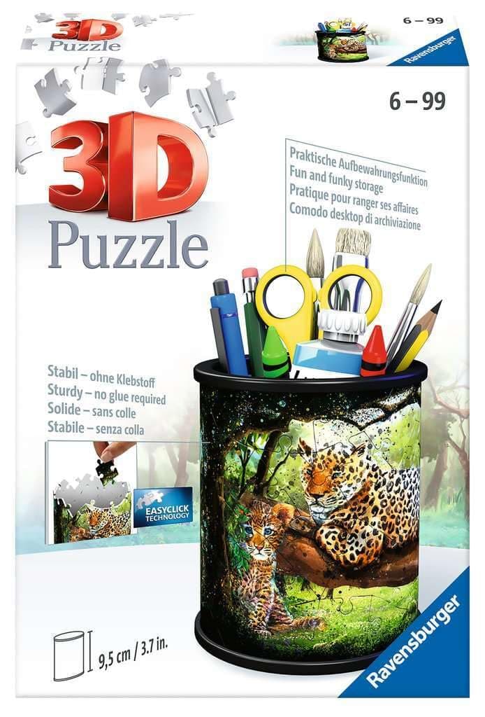 3D Пъзел Ravensburger 54 ел. - Моливник: Тигри