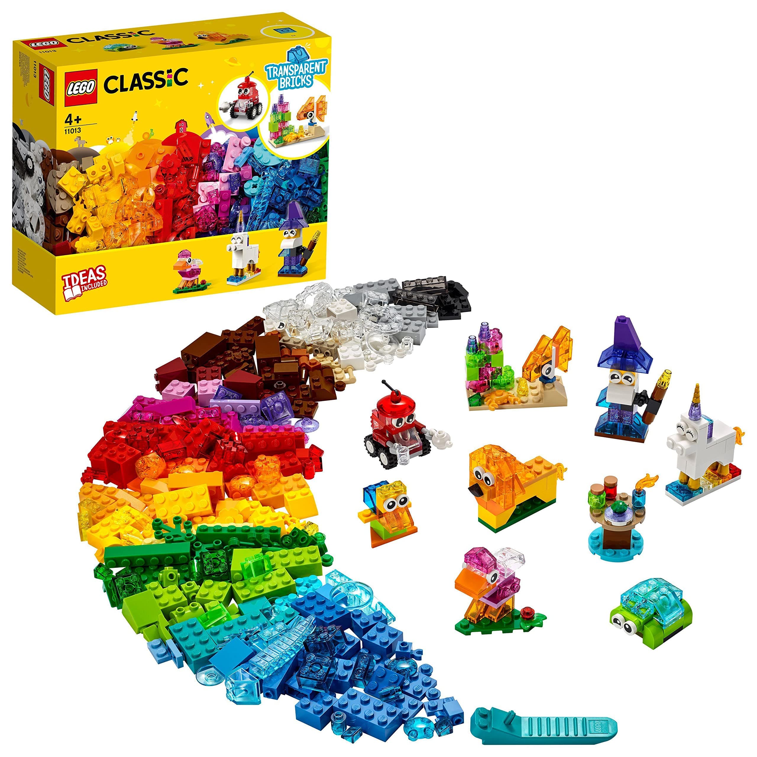 LEGO® Classic 11013 - Творчески прозрачни тухлички