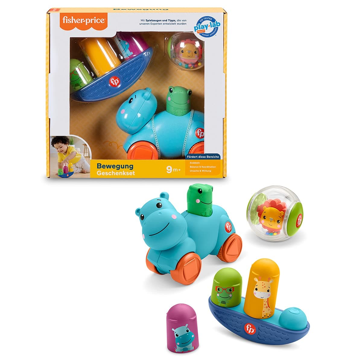 Комплект Fisher Price Hello Senses, 9м+