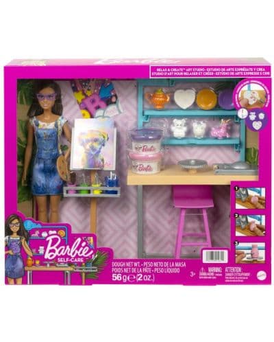 Кукла Barbie - Комплект студио на художник