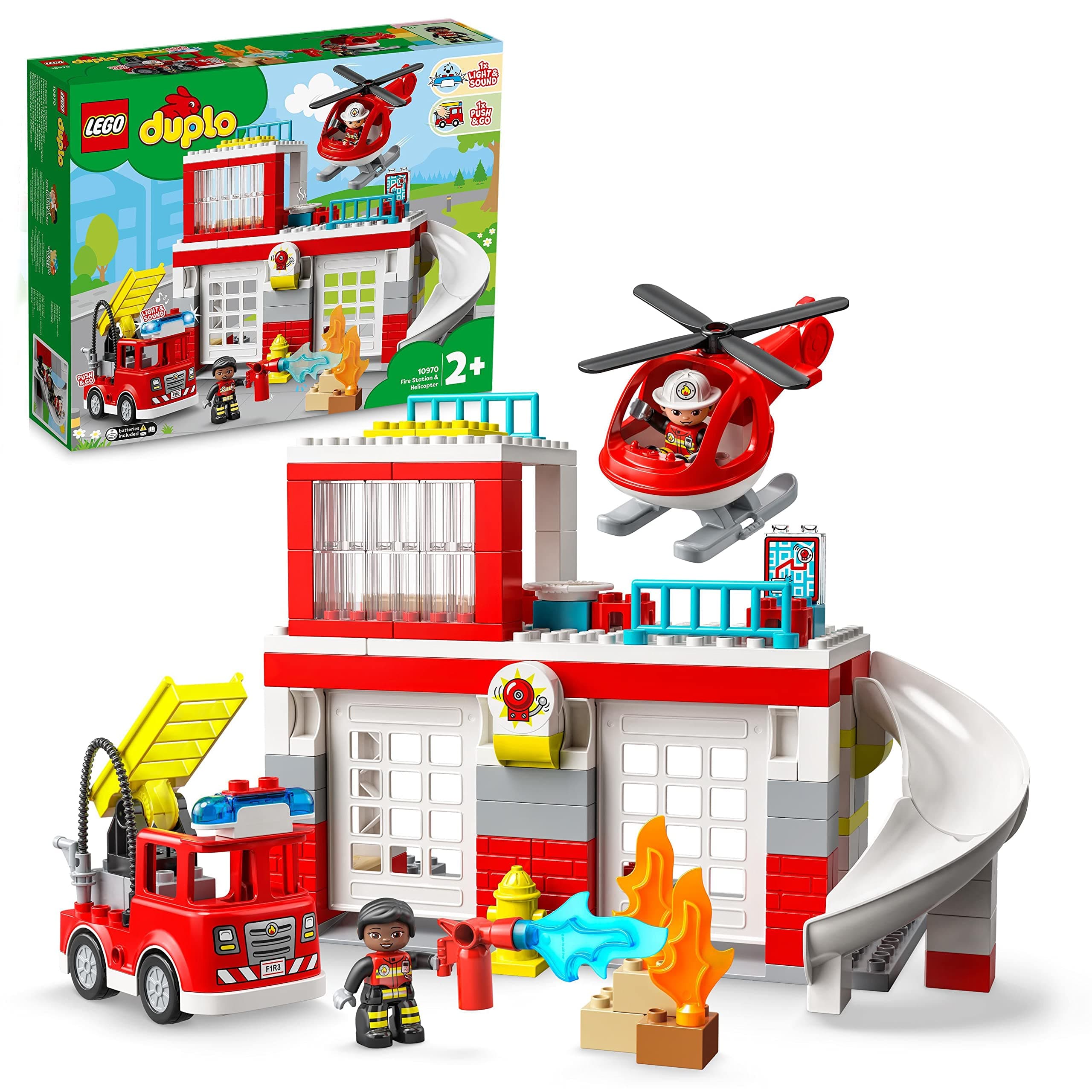 LEGO® DUPLO® Town 10970 - Пожарна команда и хеликоптер