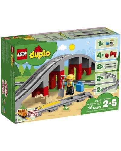LEGO® DUPLO® 10872 - Мост и релси за влак