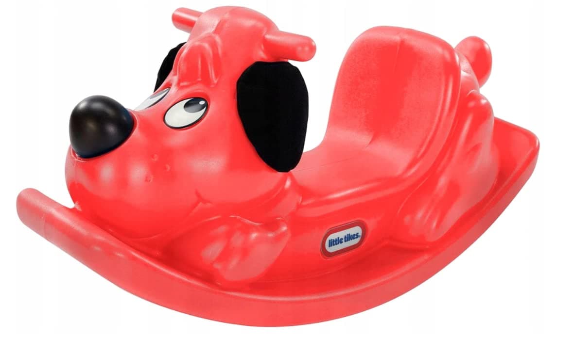 Люлеещо се куче Little Tikes, червено