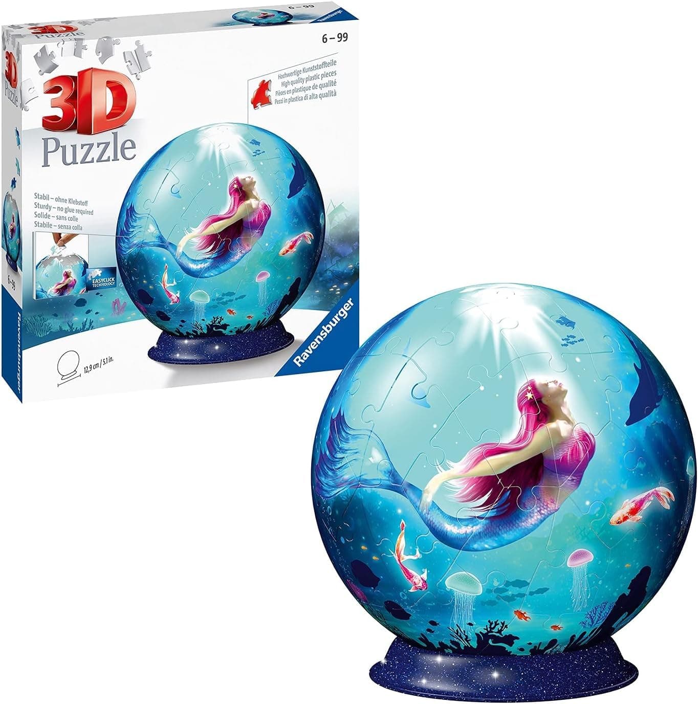 3D Пъзел Ravensburger 72 ел. - Русалка