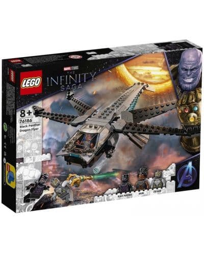 LEGO® Marvel Super Heroes 76186 - Летящата машина на Black Panther