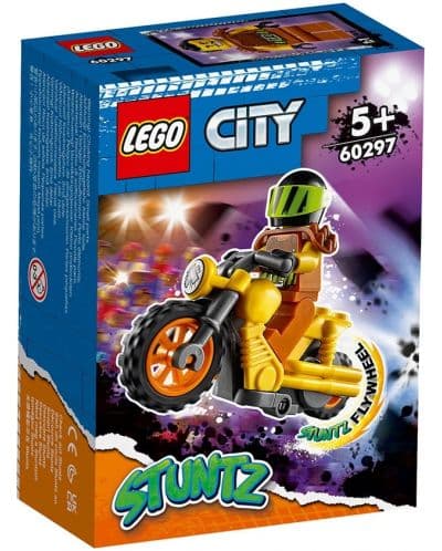 LEGO® City Stunt 60297 - Каскадьорски мотоциклет за разрушаване