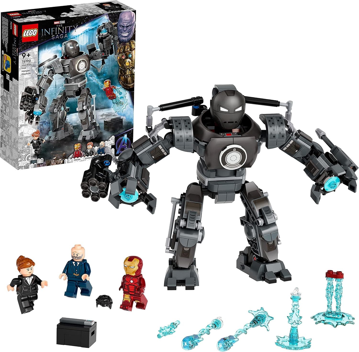 LEGO® Marvel Super Heroes 76190 - Iron Man: Хаос с Iron Monger