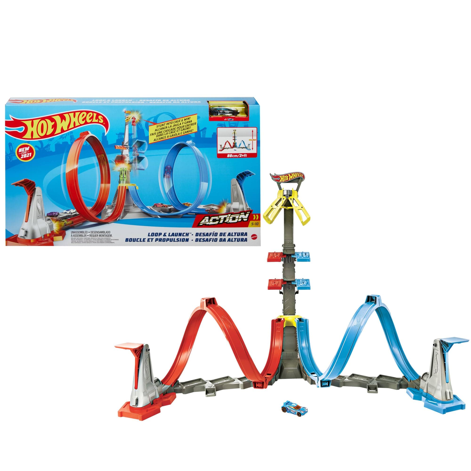 Hot Wheels Action - Комплект Лупинг с количка