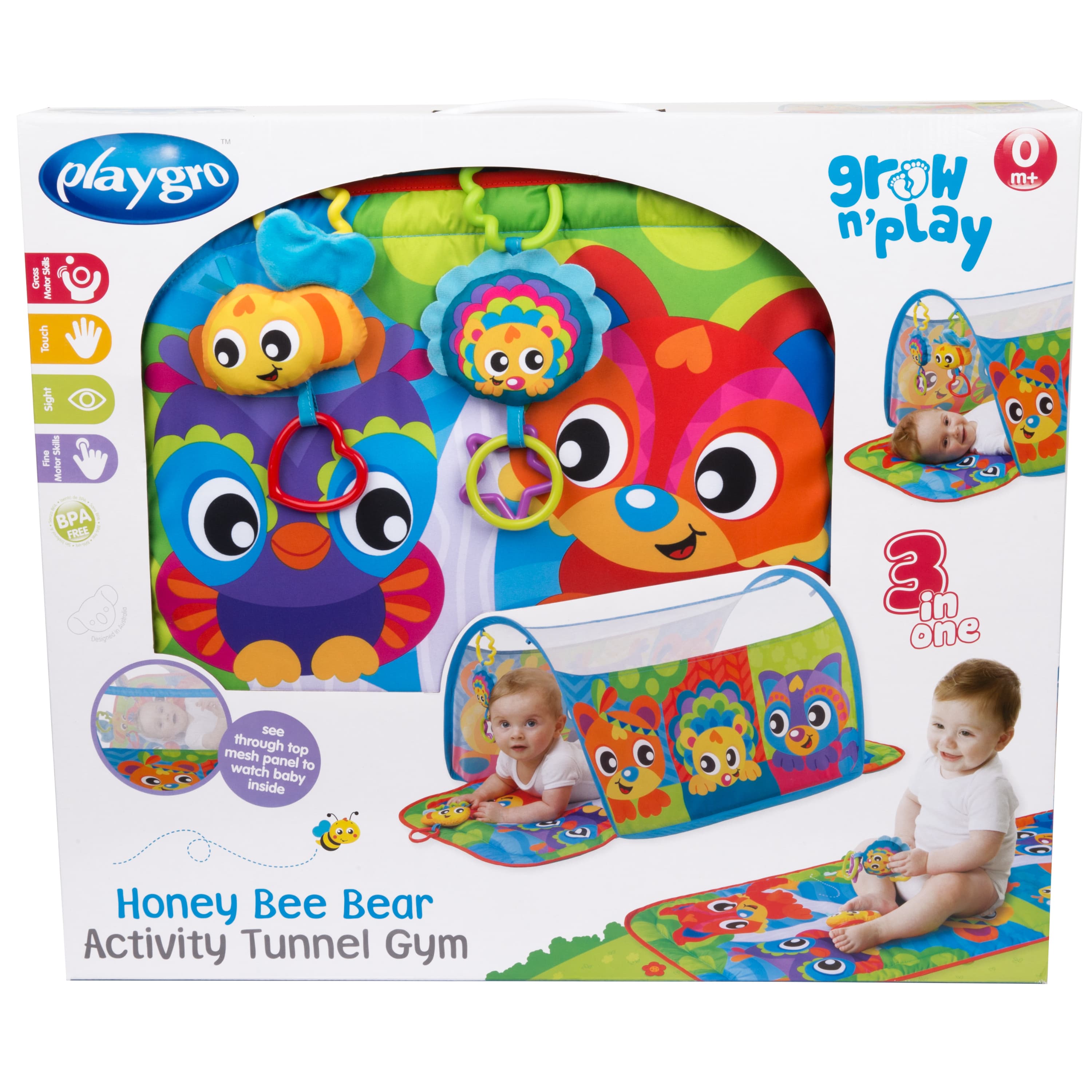 Активна гимнастика тунел Playgro, пчела