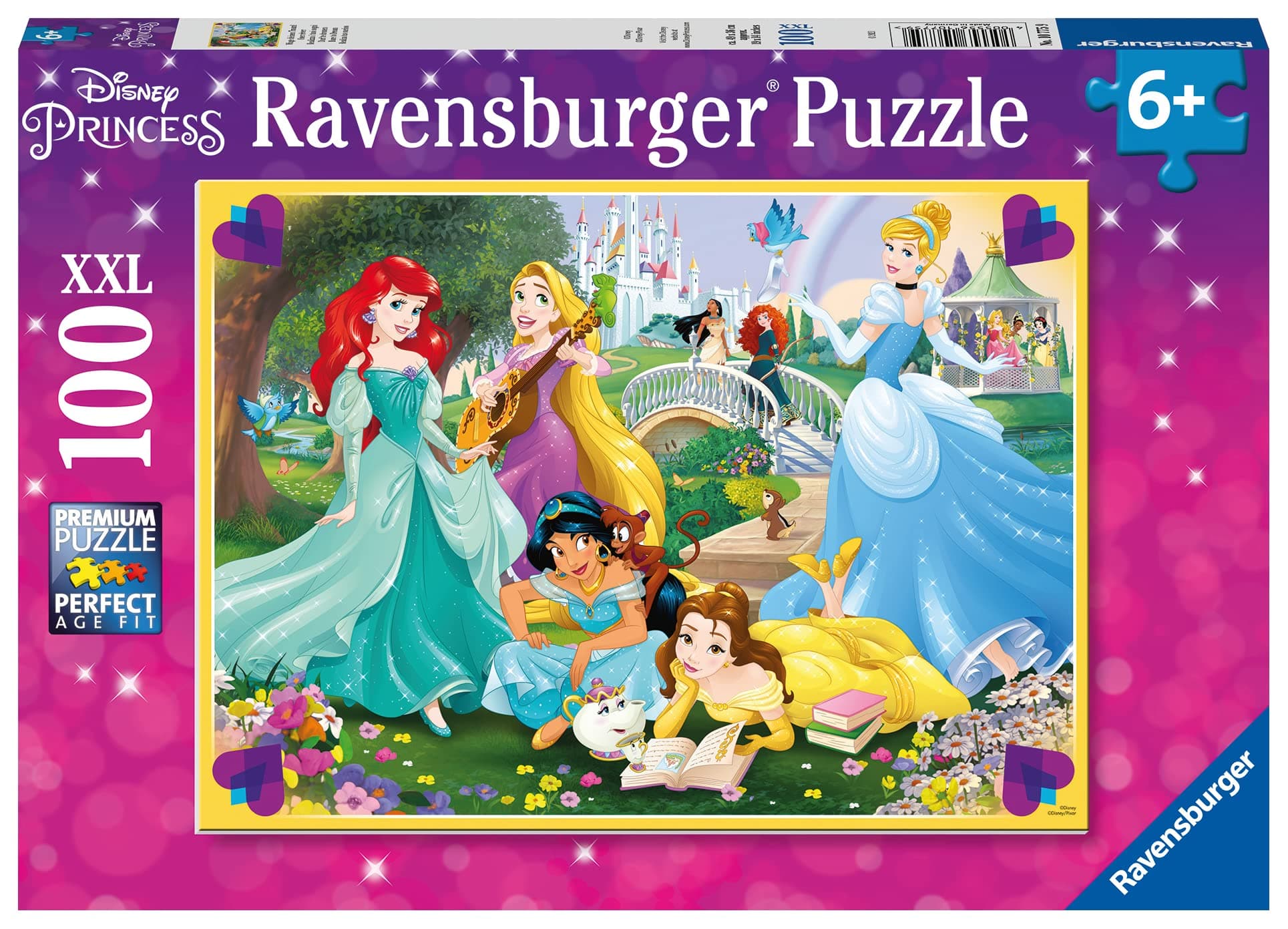 Пъзел Ravensburger 100 ел. XXL - Дисни принцеси 1