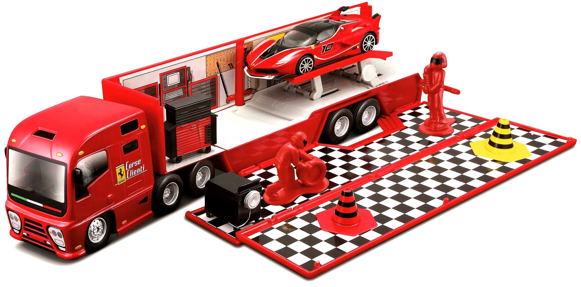 Bburago Ferrari - Камион с 1 брой кола