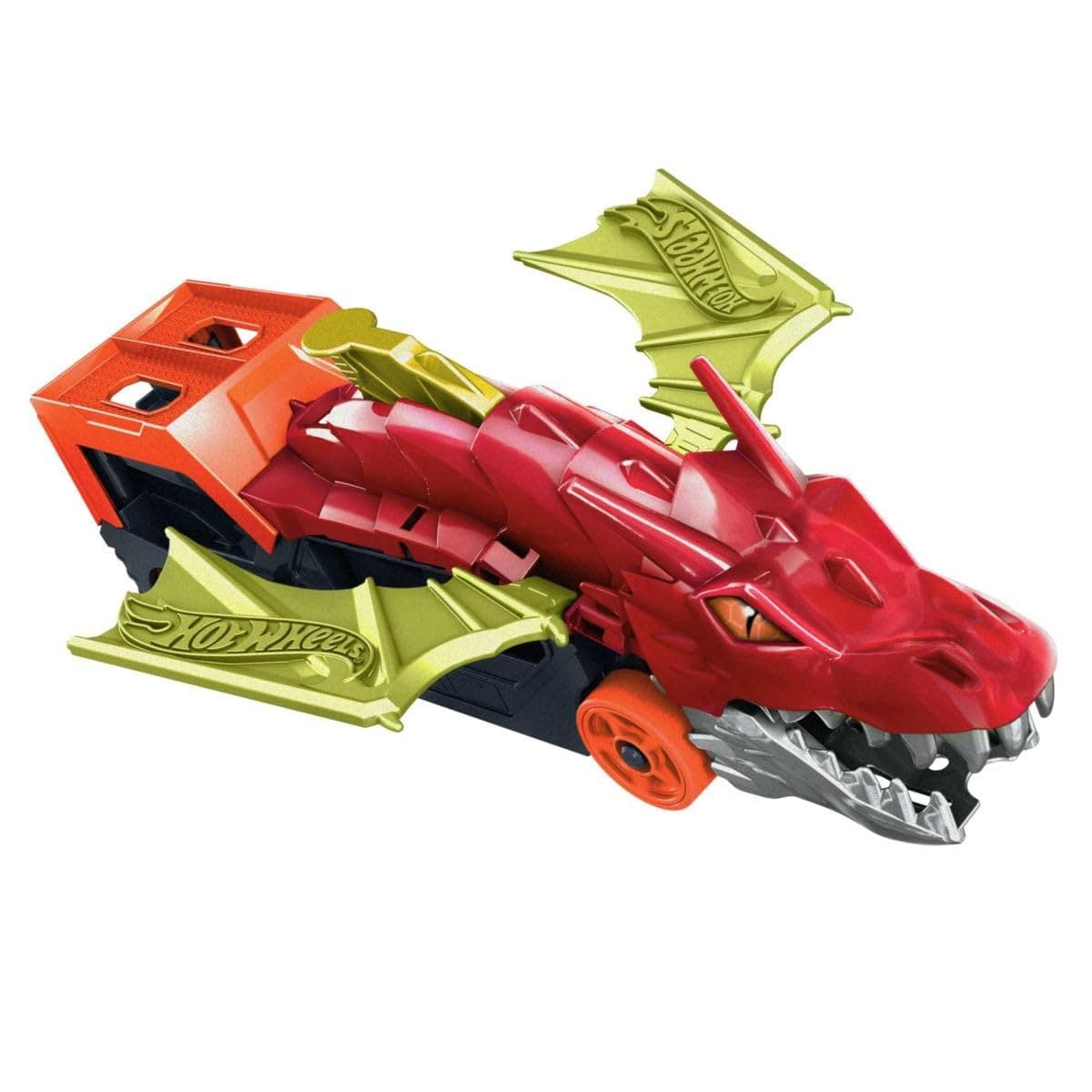 Hot Wheels City - Транспортьор Дракон с количка