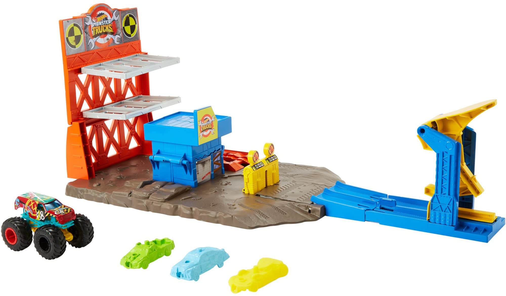 Hot Wheels - Монстер тракс: Комплект Експлозията