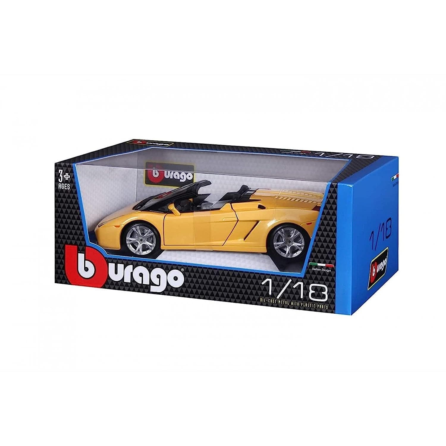 Bburago Gold - модел на кола 1:18 - Lamborghini Gallardo Spyder