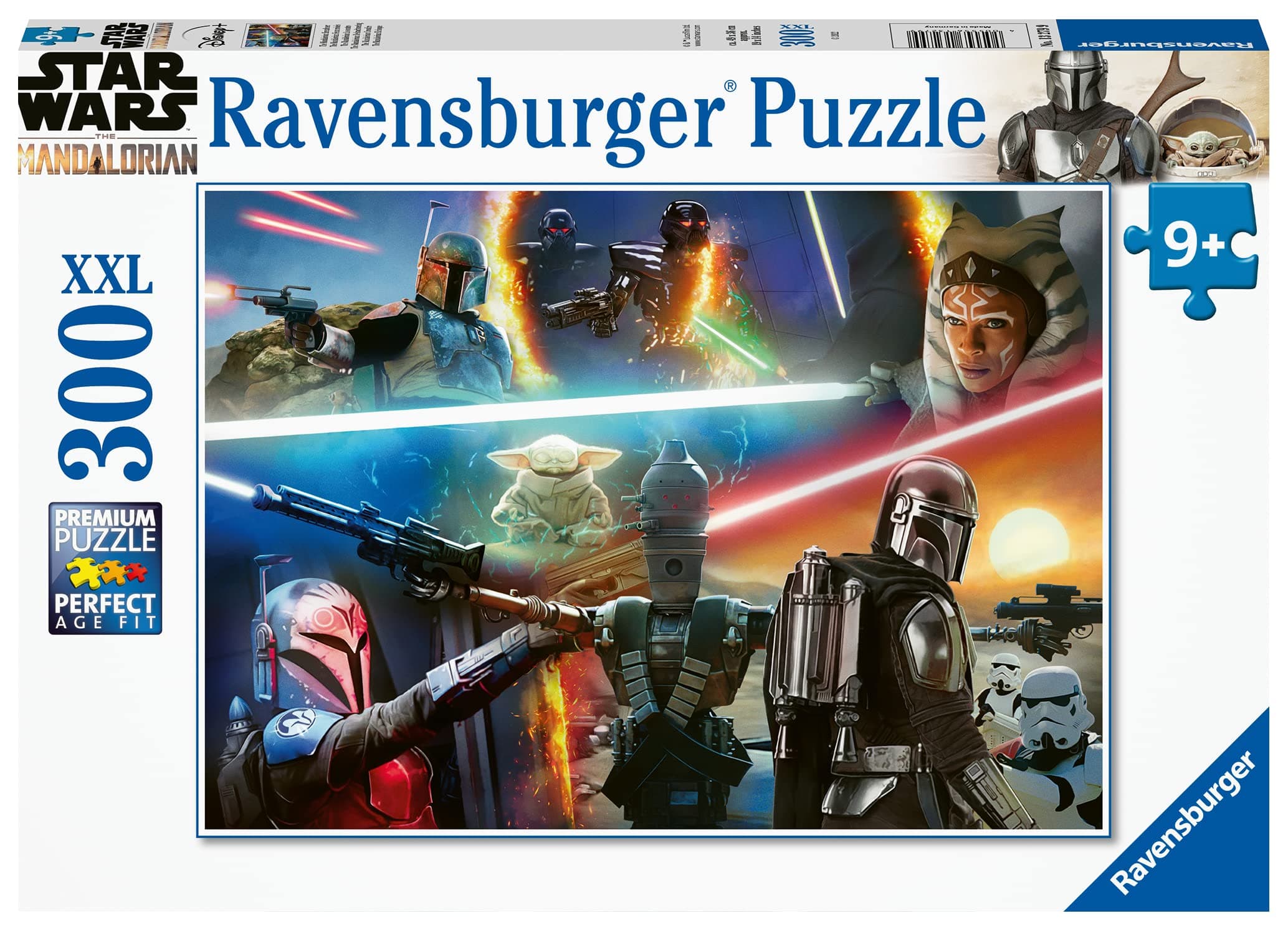Пъзел Ravensburger 300 ел. XXL - Мандалорецът: Кръстосан огън