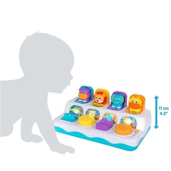 Музикална играчка изскачащи животни Playgro, със светлини Jerry'S Class