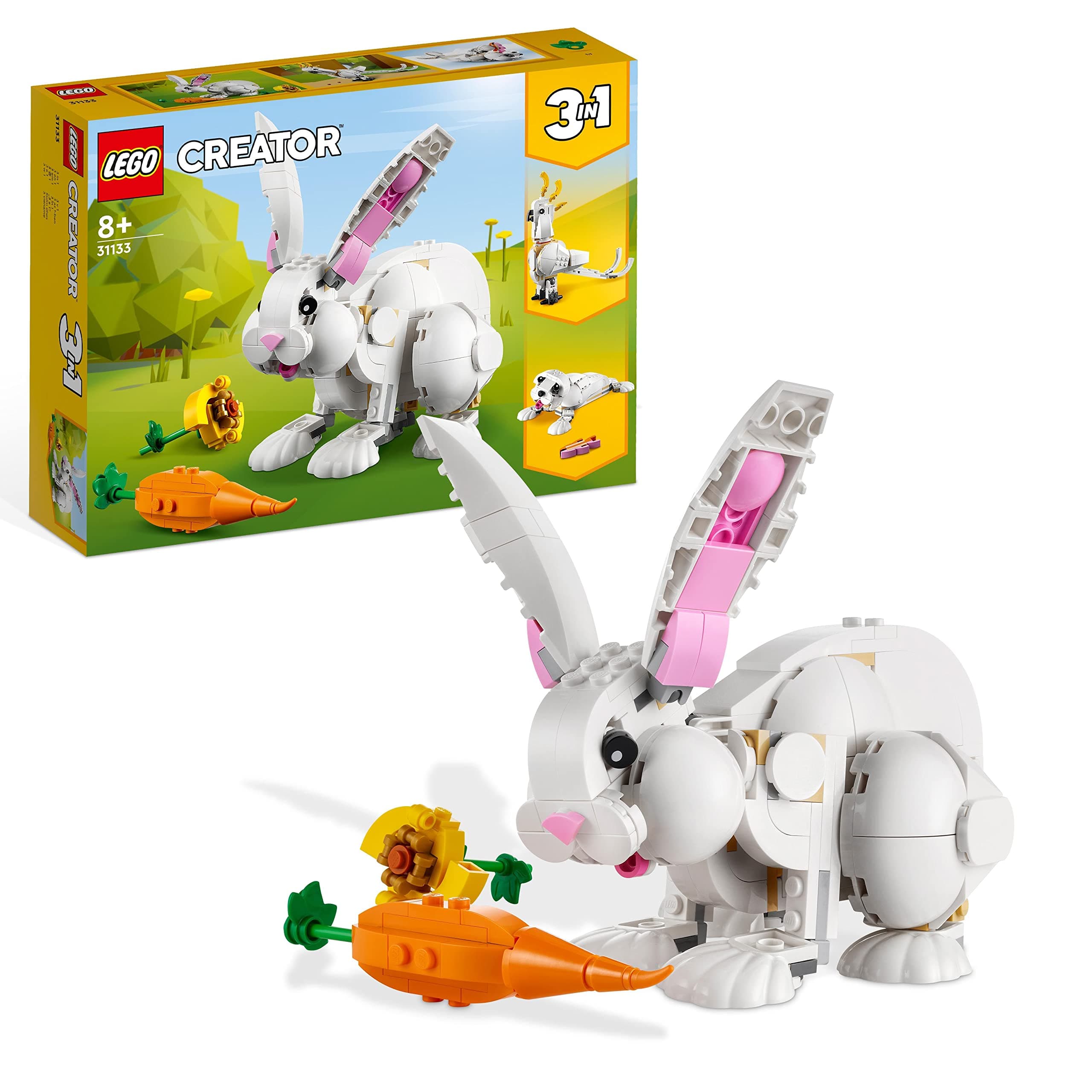 LEGO® Creator 31133 - Бял заек 3 в 1