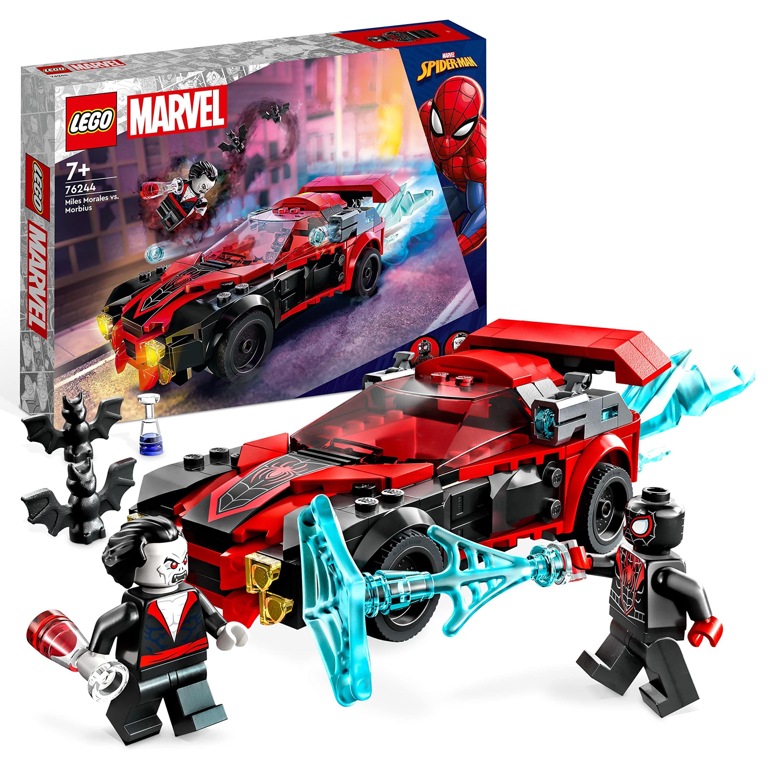 LEGO® Marvel Super Heroes 76244 - Майлс Моралес срещу Морбиус
