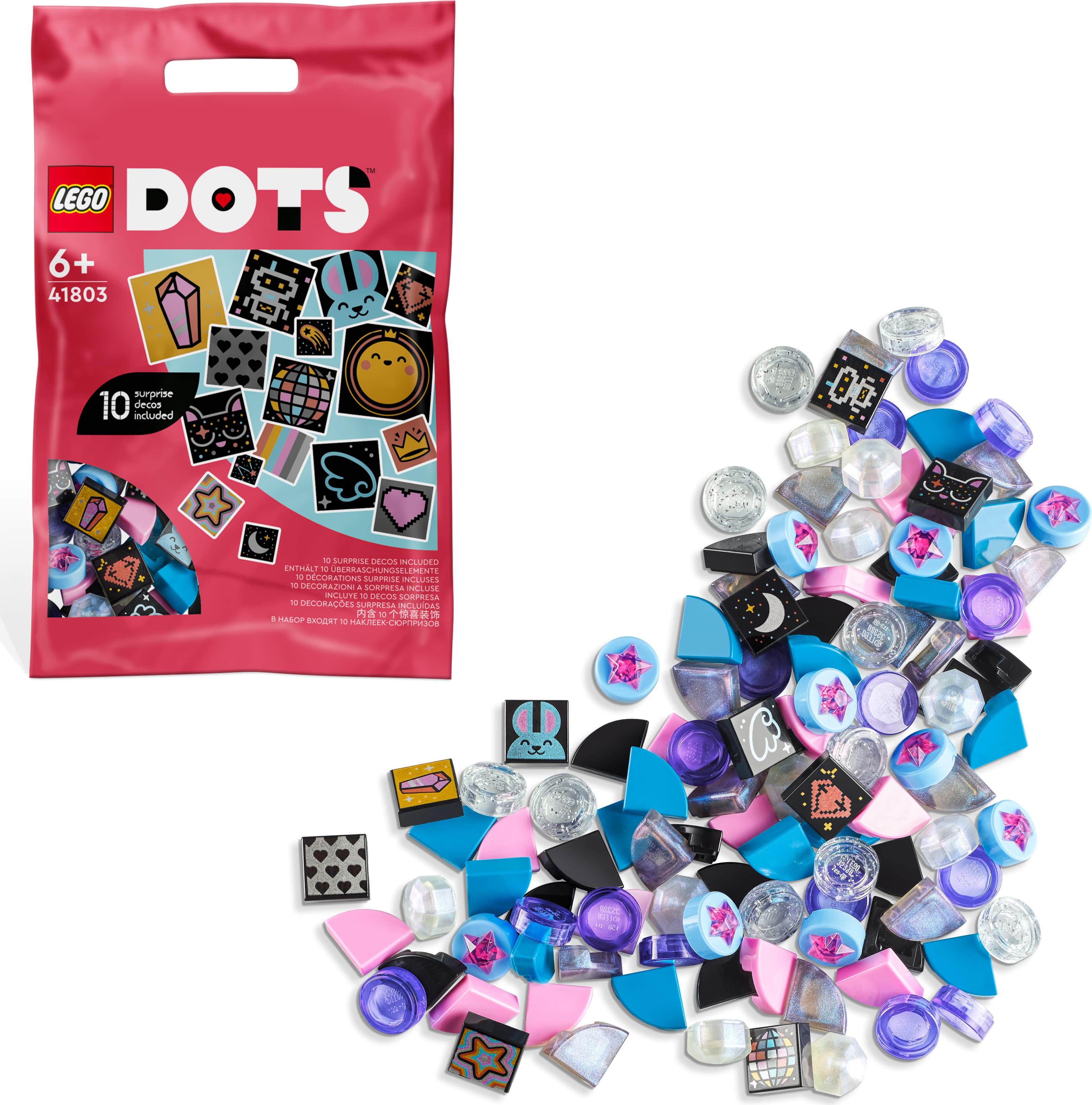 LEGO® DOTS 41803 - Допълнително DOTS Серия 8 – Блясък и брокат