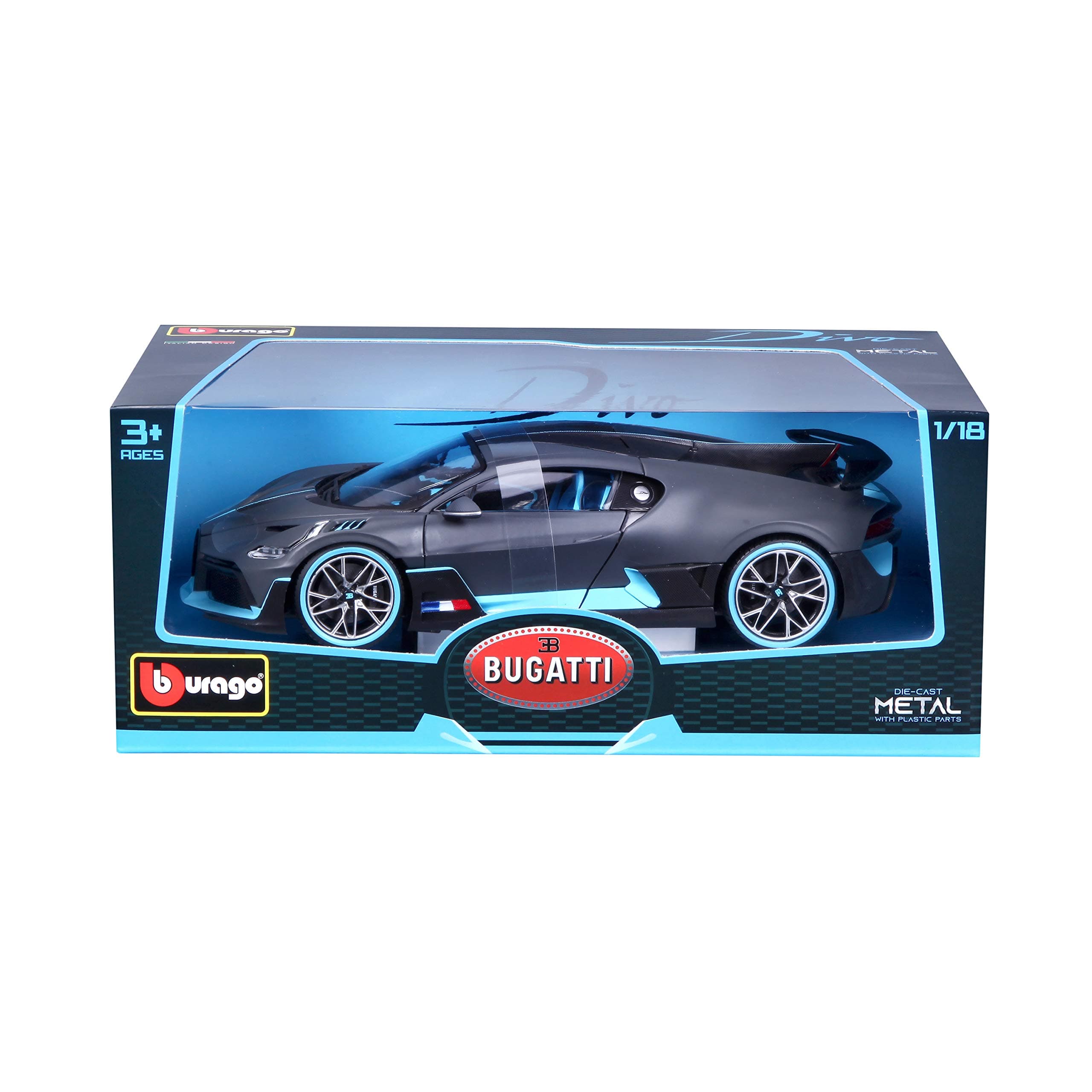 Bburago Plus - модел на кола 1:18 - Bugatti Divo