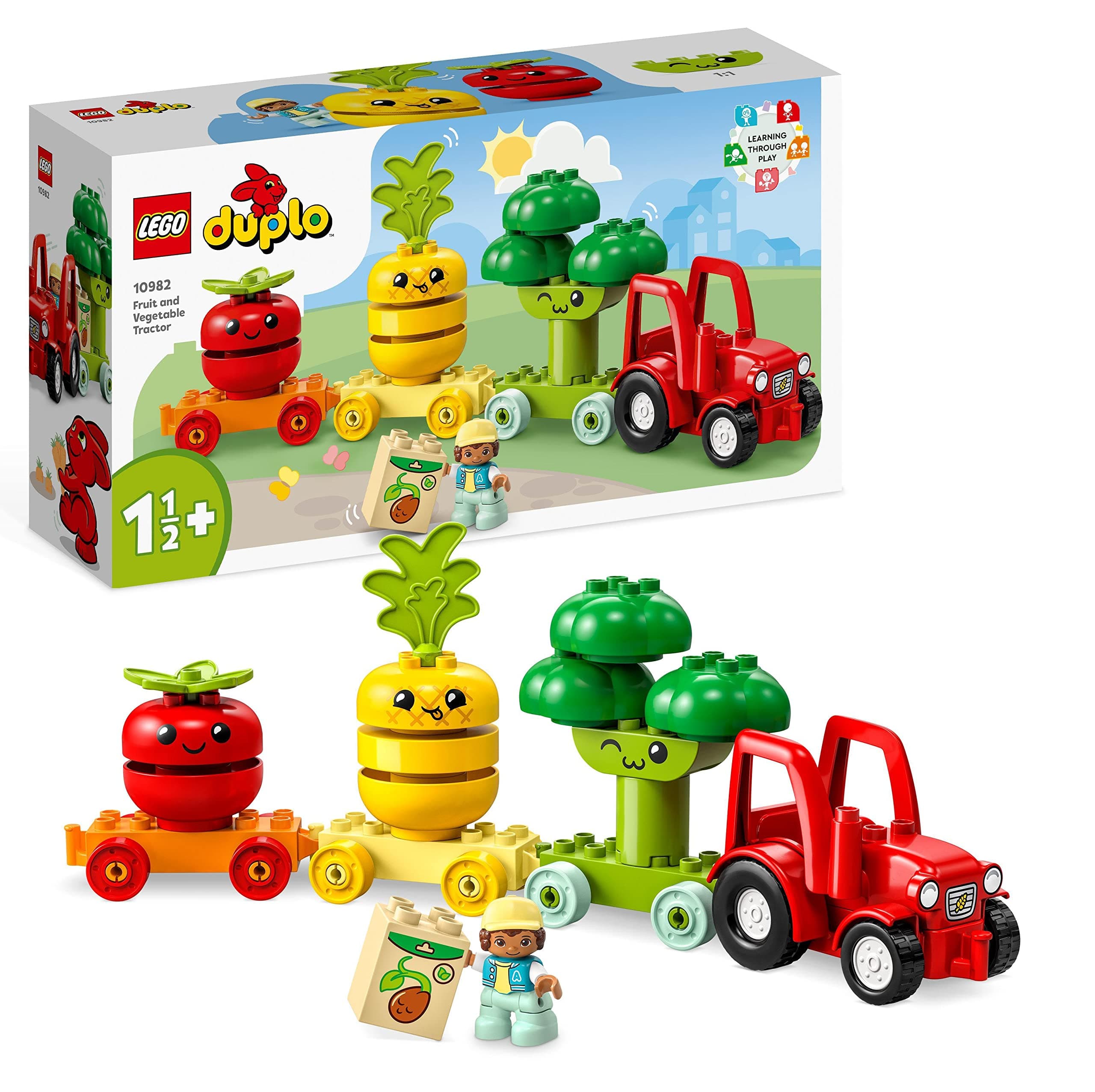LEGO® DUPLO® My First 10982 - Трактор за плодове и зеленчуци