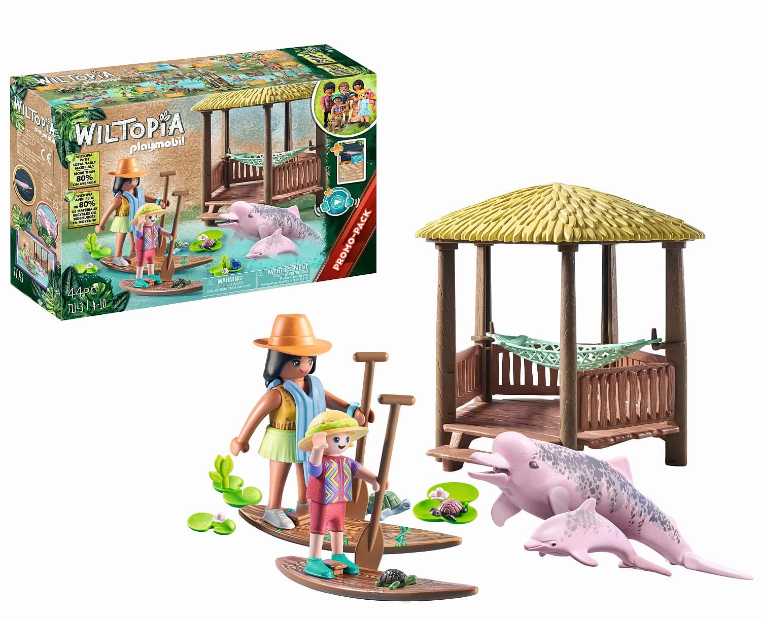 Playmobil - Обиколка с гребане с речни делфини