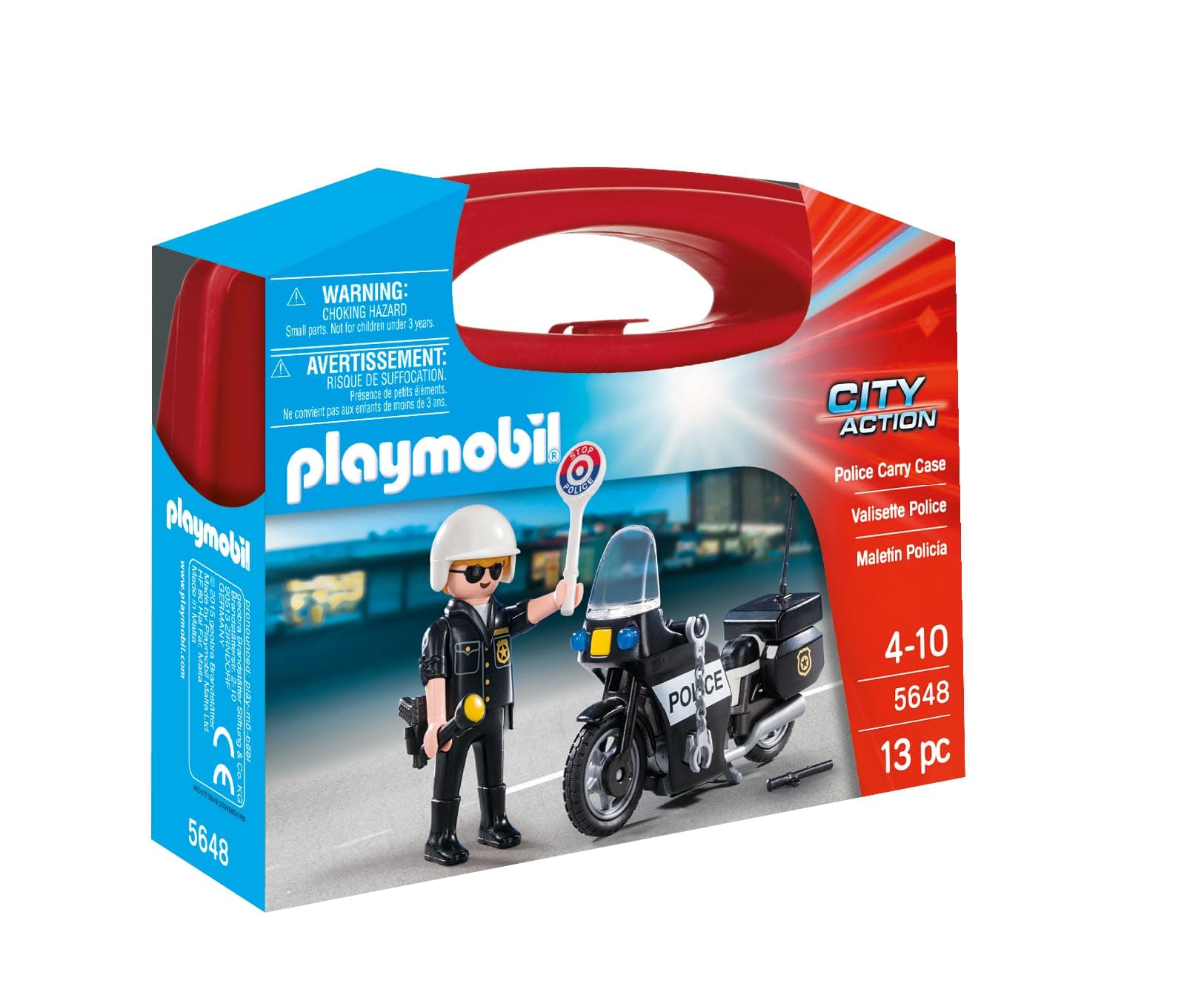 Playmobil - Полицейски комплект в куфарче