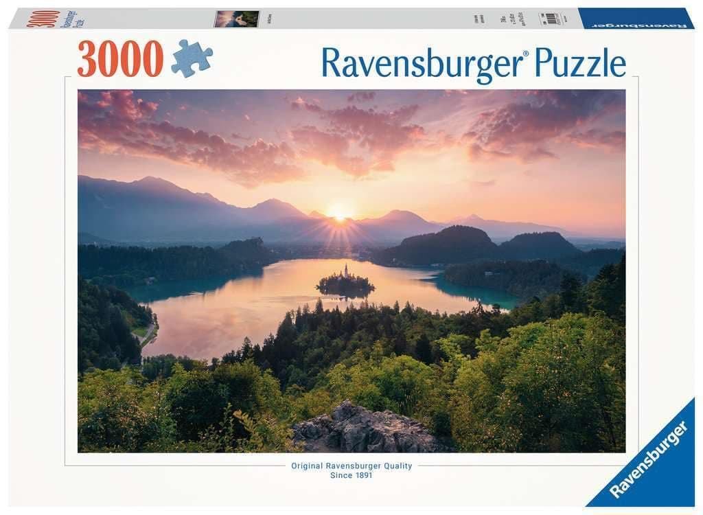 Пъзел Ravensburger 3000 ел. - Езерото Блед, Словения