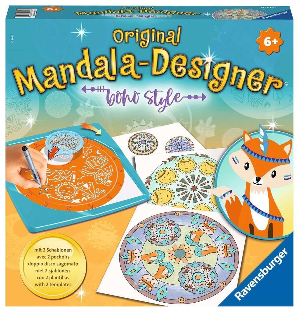 Рисувателна игра Ravensburger - Мандала дизайнер: Бохо стил