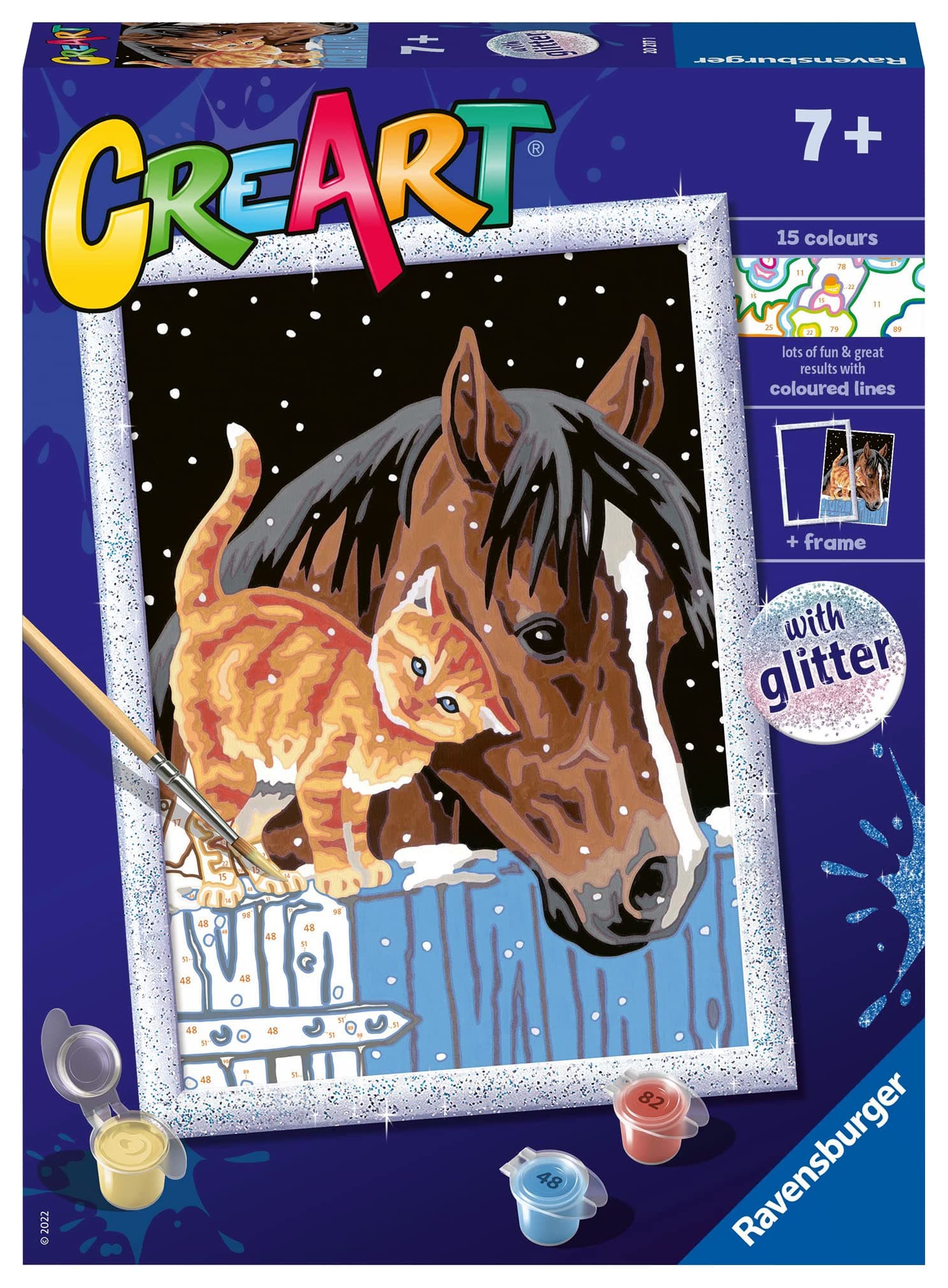 Рисувателна галерия CreArt Ravensburger - Стабилни приятели
