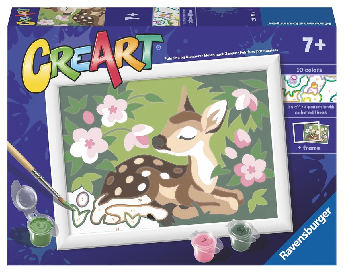 Рисувателна галерия CreArt Ravensburger - Флорална фауна