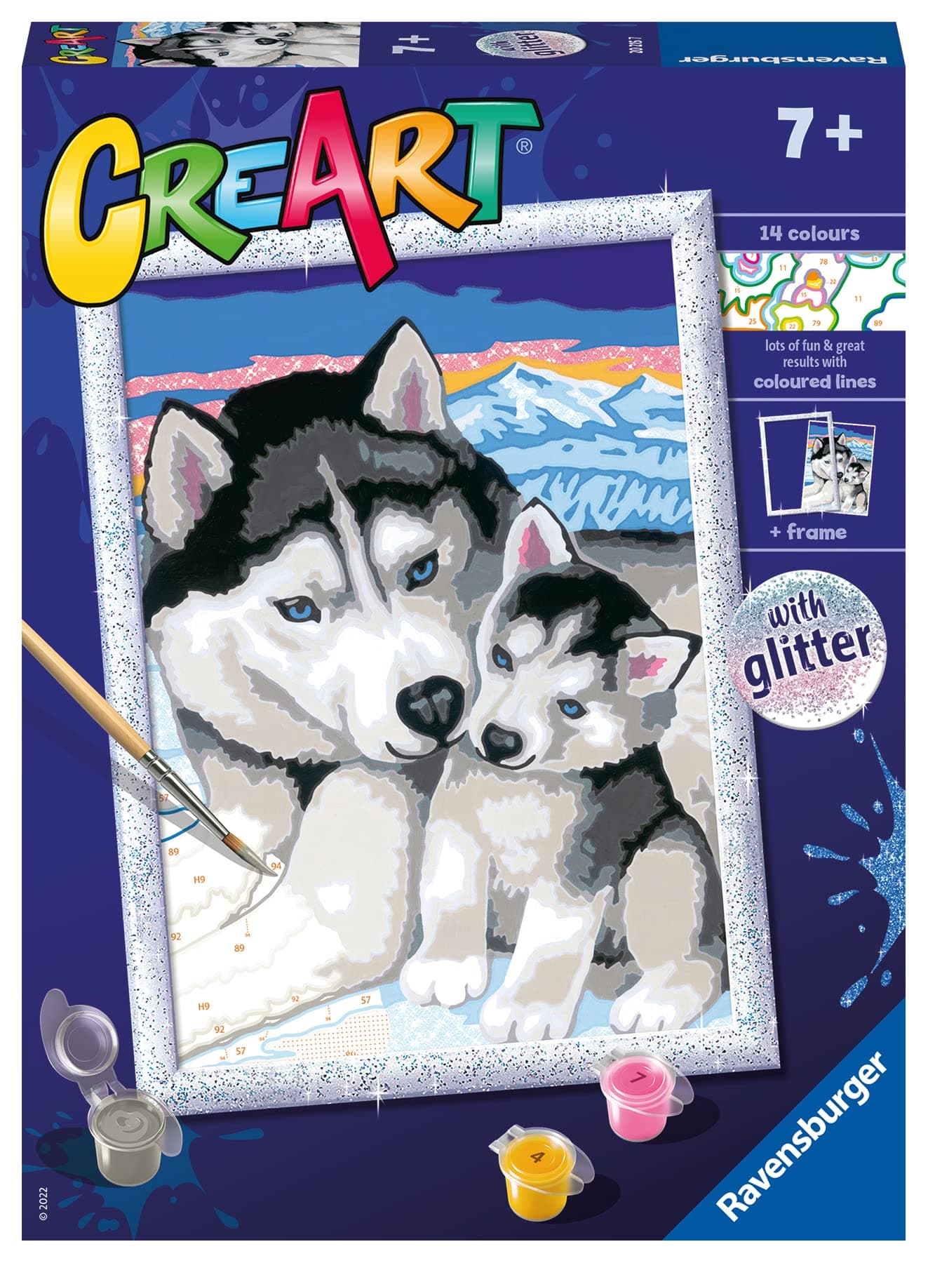 Рисувателна галерия CreArt Ravensburger - Сладки хъскита