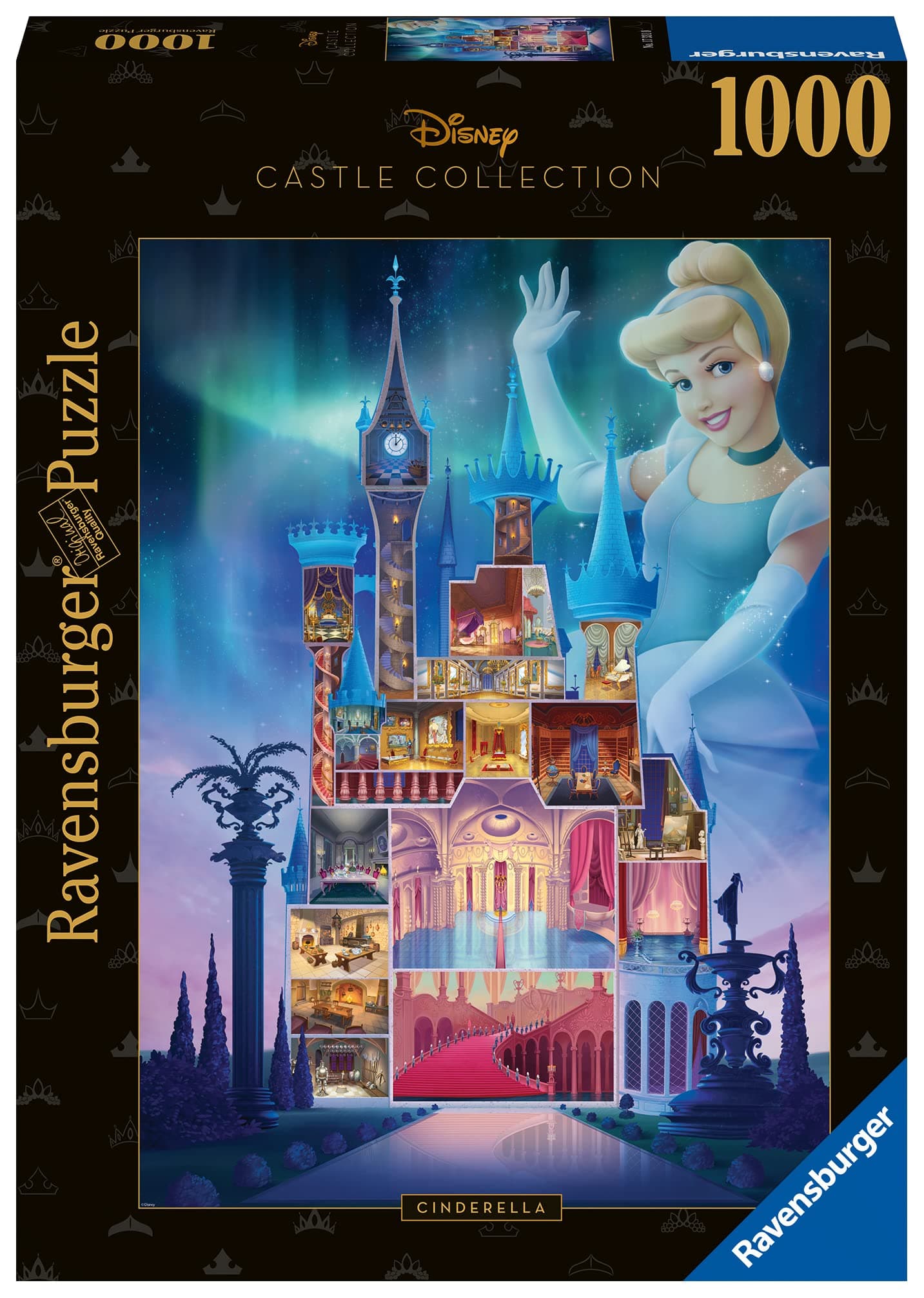 Пъзел Ravensburger 1000 ел. - Замъците на Дисни: принцеса Пепеляшла