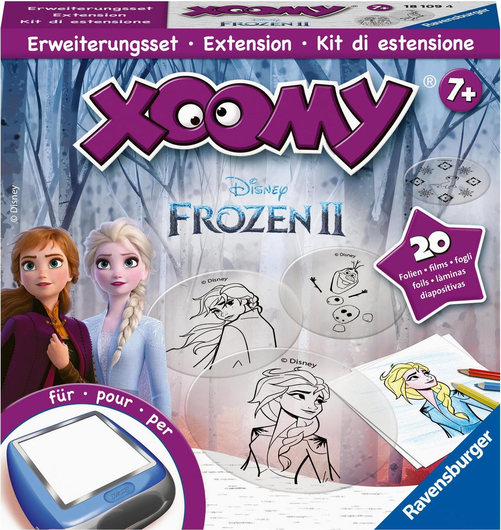 Рисувателна игра Ravensburger - Xoomy® допълнение: Замръзналото кралство