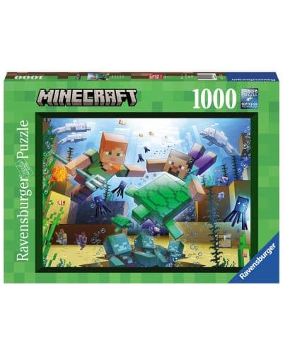Ravensburger - Пъзел 1000 ел. - Майнкрафт мозайка