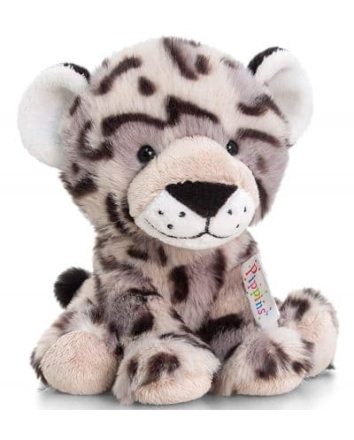 Плюшена играчка Keel Toys Pippins - Снежен леопард, 14 cm