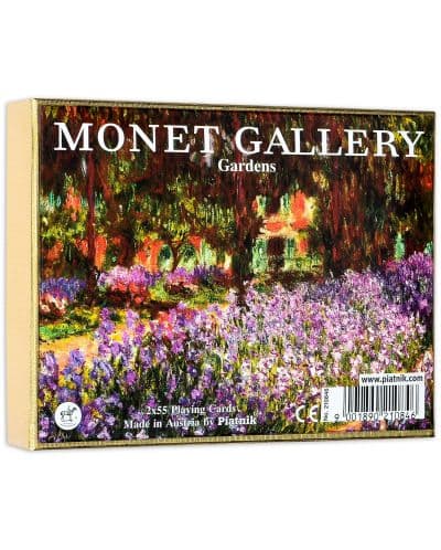 Карти за игра Piatnik - Monet-Gardens (2 тестета)