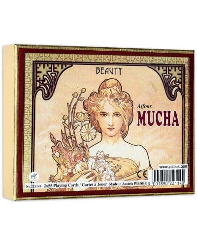 Карти за игра Piatnik - Mucha Beauty (2 тестета)