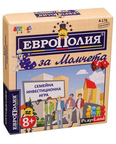 Настолна игра PlayLand - ЕвроПолия, за момче - Детска