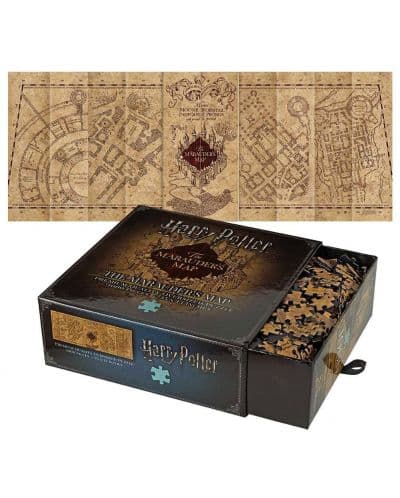 Панорамен пъзел Harry Potter от 1000 части - Хитроумната карта