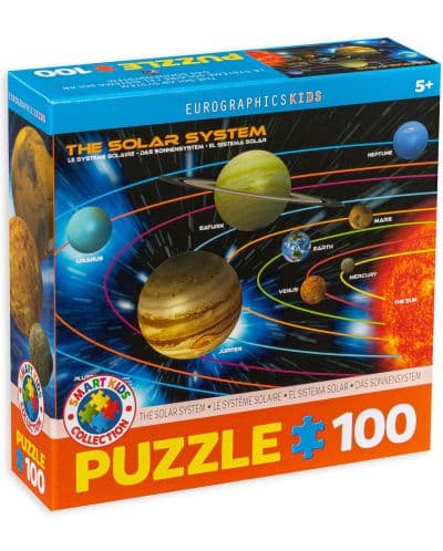 Пъзел Eurographics от 100 части - Слънчевата система