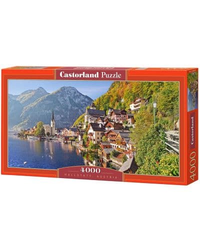 Панорамен пъзел Castorland от 4000 части - Халщат, Австрия