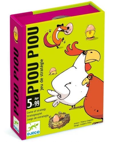 Детска игра с карти Djeco - Piou Piou
