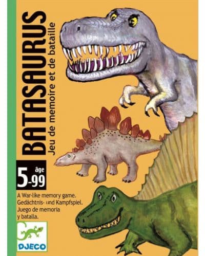 Детска игра с карти Djeco - Batasaurus